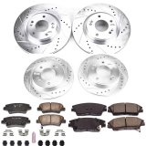 Power Stop 17-19 Hyundai Elantra Front & Rear Z23 Evolution Sport Brake Kit (1x psbK7904, 1x psbK7355) thumbnail 8