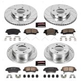Power Stop 17-19 Hyundai Elantra Front & Rear Z23 Evolution Sport Brake Kit (1x psbK6501, 1x psbK7370) thumbnail 8