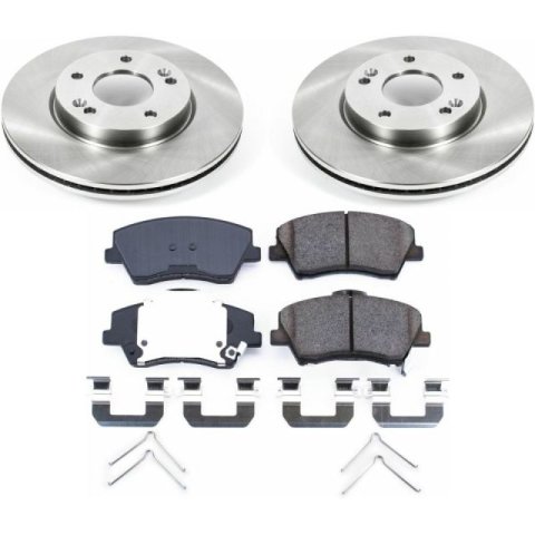 Power Stop 17-19 Hyundai Elantra Front & Rear Autospecialty Brake Kit (1x psbKOE6501, 1x psbKOE7370) thumbnail 1