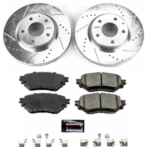 Power Stop 17-18 Mazda 3 Front & Rear Z23 Evolution Sport Brake Kit (1x psbK7517, 1x psbK7515) thumbnail 1