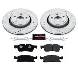 Power Stop 16-19 Jeep Grand Cherokee Front & Rear Z23 Evolution Sport Brake Kit (1x psbK5953, 1x psbK7133) thumbnail 1