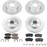 Power Stop 16-19 Hyundai Sonata Front & Rear Z17 Evolution Geomet Coated Brake Kit (1x psbCRK7353, 1x psbCRK7505) thumbnail 5