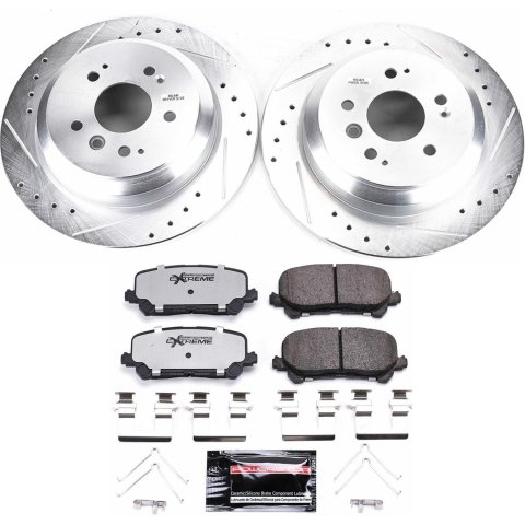 Power Stop 16-19 Honda Pilot Front & Rear Z36 Truck & Tow Brake Kit (1x psbK7727-36, 1x psbK7352-36) thumbnail 5