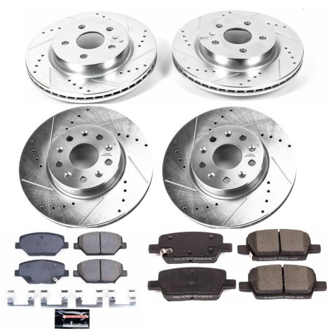Power Stop 16-19 Chevrolet Camaro Front & Rear Z23 Evolution Sport Brake Kit (1x psbK7289, 1x psbK7295)