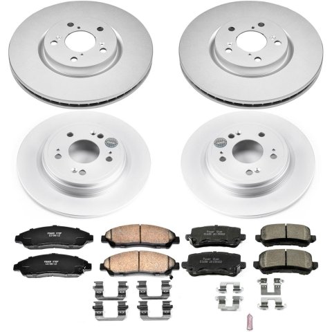 Power Stop 16-19 Acura RLX Front & Rear Z17 Evolution Geomet Coated Brake Kit (1x psbCRK6952, 1x psbCRK5370) thumbnail 4