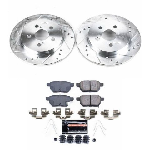 Power Stop 16-18 Toyota Prius Front & Rear Z23 Evolution Sport Brake Kit (1x psbK5503, 1x psbK7701) thumbnail 6
