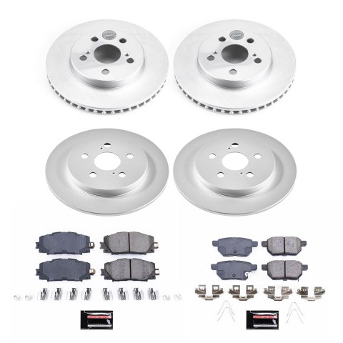 Power Stop 16-18 Toyota Prius Front & Rear Z17 Evolution Geomet Coated Brake Kit (1x psbCRK7701, 1x psbCRK5503) thumbnail 6