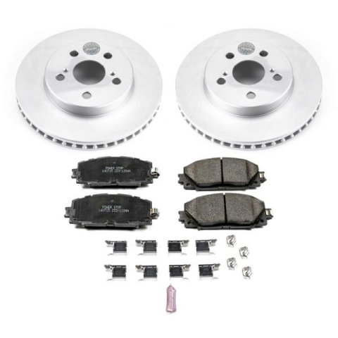 Power Stop 16-18 Toyota Prius Front & Rear Z17 Evolution Geomet Coated Brake Kit (1x psbCRK7701, 1x psbCRK5503) thumbnail 9