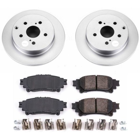 Power Stop 16-18 Toyota Mirai Front & Rear Z17 Evolution Geomet Coated Brake Kit (1x psbCRK6099, 1x psbCRK3054) thumbnail 4