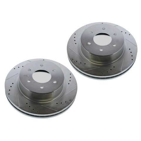Power Stop 16-22 Nissan Titan XD Front & Rear Z23 Evolution Brake Kit (1x psbK7877, 1x psbZ23-1565, 1x psbJBR1754XL, 1x psbJBR1754XR)