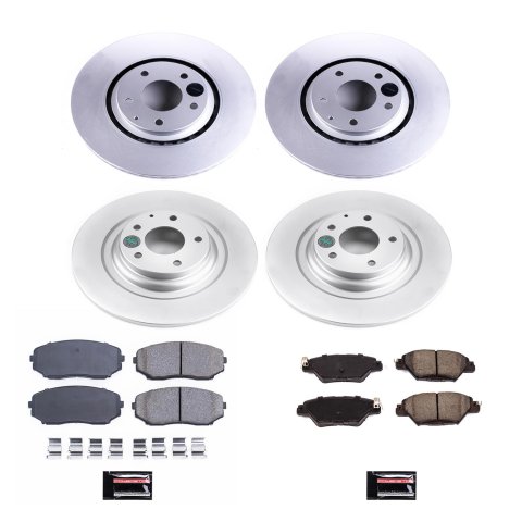 Power Stop 16-18 Mazda CX-9 Front & Rear Z17 Evolution Geomet Coated Brake Kit (1x psbCRK7742, 1x psbCRK7690) thumbnail 5