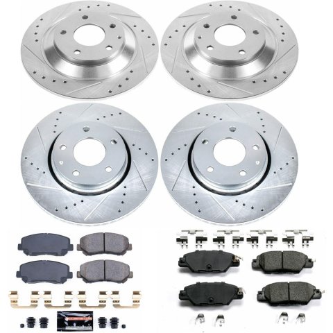 Power Stop 16-18 Mazda CX-5 Front & Rear Z23 Evolution Sport Brake Kit (1x psbK7689, 1x psbK7516) thumbnail 2