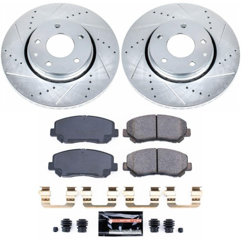 Power Stop 16-18 Mazda CX-5 Front & Rear Z23 Evolution Sport Brake Kit (1x psbK7689, 1x psbK7516) thumbnail 6