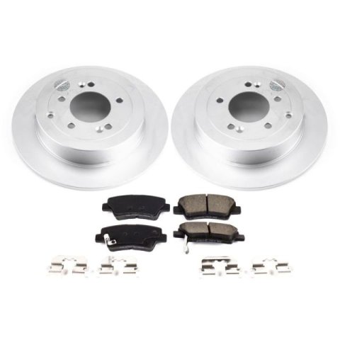 Power Stop 16-18 Hyundai Tucson Front & Rear Z17 Evolution Geomet Coated Brake Kit (1x psbCRK7355, 1x psbCRK7729) thumbnail 2