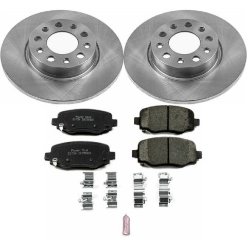 Power Stop 16-18 Fiat 500X Front & Rear Autospecialty Brake Kit (1x psbKOE7301, 1x psbKOE7299) thumbnail 1