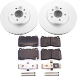 Power Stop 16-18 Cadillac ATS Front & Rear Z17 Evolution Geomet Coated Brake Kit (1x psbCRK7401, 1x psbCRK6389) thumbnail 2