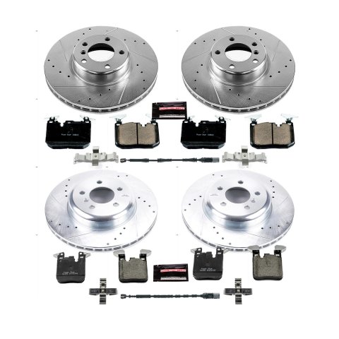 Power Stop 16-18 BMW 320i xDrive Front & Rear Z23 Evolution Sport Brake Kit (1x psbK6672, 1x psbK6653) thumbnail 8