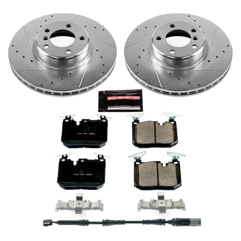 Power Stop 16-18 BMW 320i xDrive Front & Rear Z23 Evolution Sport Brake Kit (1x psbK6672, 1x psbK6653) thumbnail 9