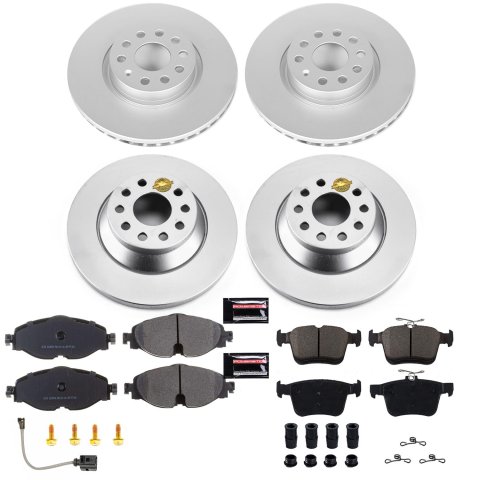 Power Stop 16-18 Audi TT Quattro Front & Rear Z23 Evolution Sport Coated Brake Kit (1x psbCRK7082, 1x psbCRK7176) thumbnail 2