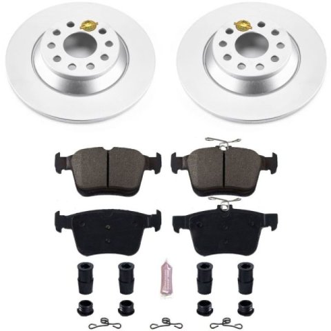 Power Stop 16-18 Audi TT Quattro Front & Rear Z23 Evolution Sport Coated Brake Kit (1x psbCRK7082, 1x psbCRK7176) thumbnail 6