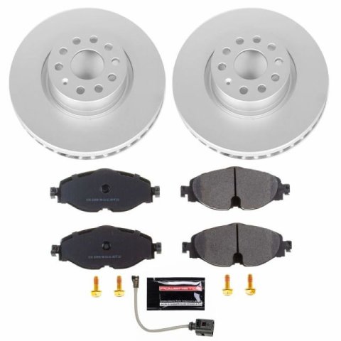 Power Stop 16-18 Audi TT Quattro Front & Rear Z23 Evolution Sport Coated Brake Kit (1x psbCRK7082, 1x psbCRK7176) thumbnail 7