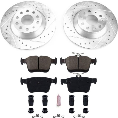 Power Stop 16-18 Audi TT Quattro Front & Rear Z23 Evolution Sport Brake Kit (1x psbK7176, 1x psbK7082) thumbnail 4