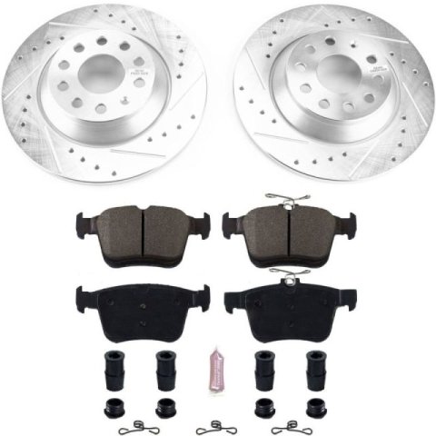 Power Stop 16-18 Audi TT Quattro Front & Rear Z23 Evolution Sport Brake Kit (1x psbK7176, 1x psbK7082) thumbnail 6