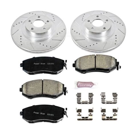 Power Stop 16-17 Subaru Crosstrek Front & Rear Z23 Evolution Sport Brake Kit (1x psbK6082, 1x psbK6107) thumbnail 1