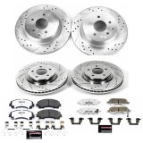 Power Stop 16-17 Infiniti QX50 Front & Rear Z26 Street Warrior Brake Kit (1x psbK179-26, 1x psbK6944-26) thumbnail 3