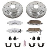 Power Stop 16-17 Infiniti QX50 Front & Rear Z26 Street Warrior Brake Kit (1x psbK179-26, 1x psbK6944-26) thumbnail 7