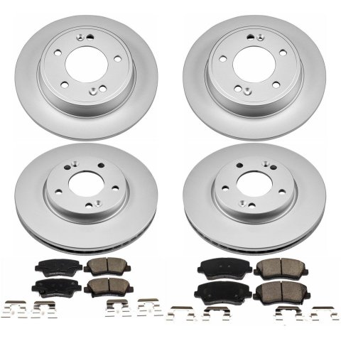 Power Stop 16-17 Hyundai Veloster Front & Rear Z17 Evolution Geomet Coated Brake Kit (1x psbCRK7672, 1x psbCRK6502) thumbnail 4