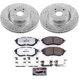 Power Stop 15-19 Subaru WRX Front & Rear Z26 Street Warrior Brake Kit (1x psbK4603-26, 1x psbK6977-26) thumbnail 1