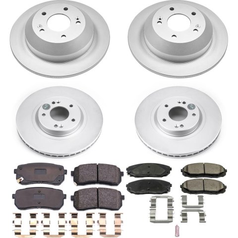 Power Stop 15-19 Kia Sedona Front & Rear Z17 Evolution Geomet Coated Brake Kit (1x psbCRK7218, 1x psbCRK7213) thumbnail 5