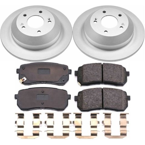 Power Stop 15-19 Kia Sedona Front & Rear Z17 Evolution Geomet Coated Brake Kit (1x psbCRK7218, 1x psbCRK7213) thumbnail 9