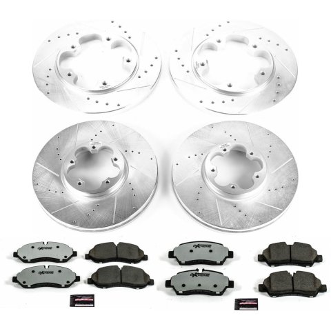 Power Stop 15-19 Ford Transit-150 Front & Rear Z36 Truck & Tow Brake Kit (1x psbK7150-36, 1x psbK7145-36) thumbnail 6