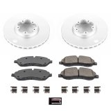Power Stop 15-19 Ford Transit-150 Front & Rear Z17 Evolution Geomet Coated Brake Kit (1x psbCRK7150, 1x psbCRK7145) thumbnail 8