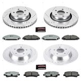 Power Stop 15-19 Ford Mustang Front & Rear Z26 Street Warrior Brake Kit (1x psbK6813-26, 1x psbK6809-26) thumbnail 9