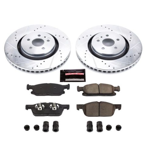 Power Stop 15-19 Ford Edge Front & Rear Z23 Evolution Sport Brake Kit (1x psbK7143, 1x psbK7144) thumbnail 3