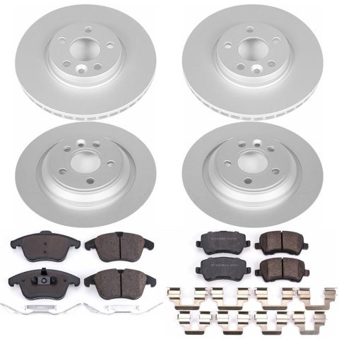 Power Stop 15-18 Volvo S60 Front & Rear Z23 Evolution Sport Coated Brake Kit (1x psbCRK4704, 1x psbCRK4700) thumbnail 2