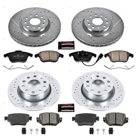 Power Stop 15-18 Volkswagen Passat Front & Rear Z23 Evolution Sport Brake Kit (1x psbK2963, 1x psbK7053) thumbnail 8