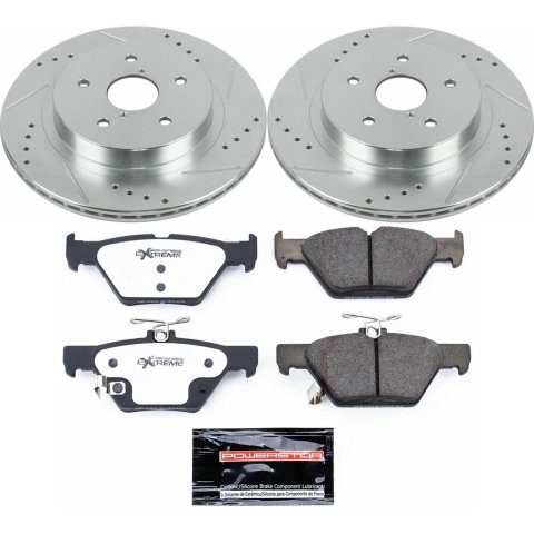 Power Stop 15-18 Subaru Legacy Front & Rear Z26 Street Warrior Brake Kit (1x psbK7039-26, 1x psbK4603-26) thumbnail 9