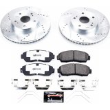 Power Stop 15-18 Subaru Legacy Front & Rear Z26 Street Warrior Brake Kit (1x psbK7039-26, 1x psbK7356-26) thumbnail 4