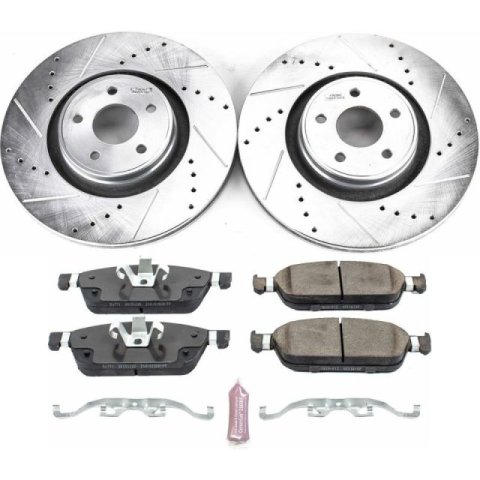 Power Stop 15-18 Ford Focus Front & Rear Z23 Evolution Sport Brake Kit (1x psbK5975, 1x psbK7147)