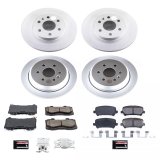 Power Stop 15-18 Chevrolet Colorado Front & Rear Z17 Evolution Geomet Coated Brake Kit (1x psbCRK7126, 1x psbCRK7127) thumbnail 5