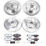Power Stop 15-18 Audi A3 Front & Rear Z26 Street Warrior Brake Kit (1x psbK7082-26, 1x psbK7093-26) thumbnail 4