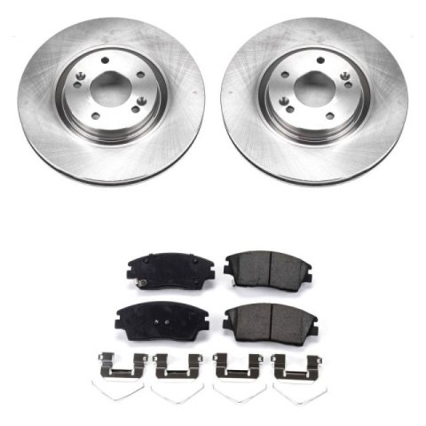 Power Stop 15-17 Hyundai Tucson Front & Rear Autospecialty Brake Kit (1x psbKOE6936, 1x psbKOE7343)
