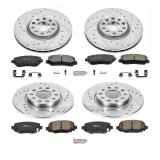 Power Stop 15-17 Chrysler 200 Front & Rear Z23 Evolution Sport Brake Kit (1x psbK6543, 1x psbK6372) thumbnail 2