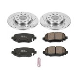 Power Stop 15-17 Chrysler 200 Front & Rear Z23 Evolution Sport Brake Kit (1x psbK6543, 1x psbK6372) thumbnail 4