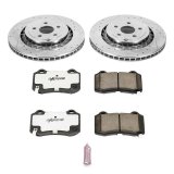 Power Stop 15-17 Chevrolet SS Front & Rear Z26 Street Warrior Brake Kit (1x psbK7007-26, 1x psbK6994-26) thumbnail 2