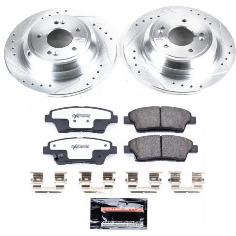 Power Stop 15-16 Hyundai Genesis Front & Rear Z26 Street Warrior Brake Kit (1x psbK5848-26, 1x psbK7030-26) thumbnail 5